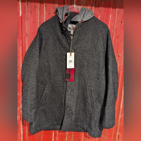 Woolrich Wool Car Coat NWT - Picture 7 of 11